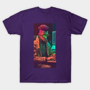 Cyberpunk Hacker V 1.08 T-Shirt